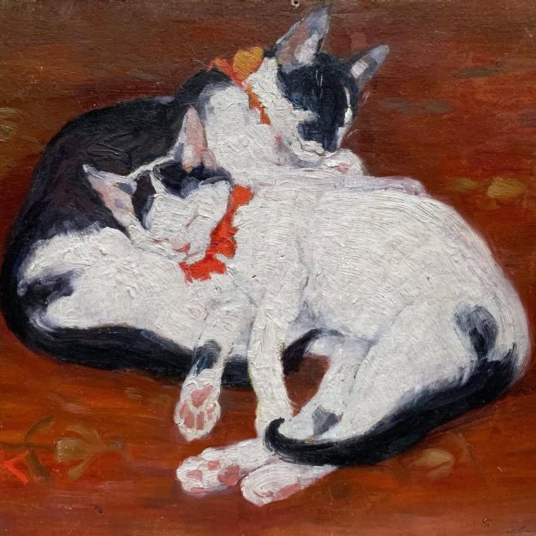 Коти оглянули виставку в музеї